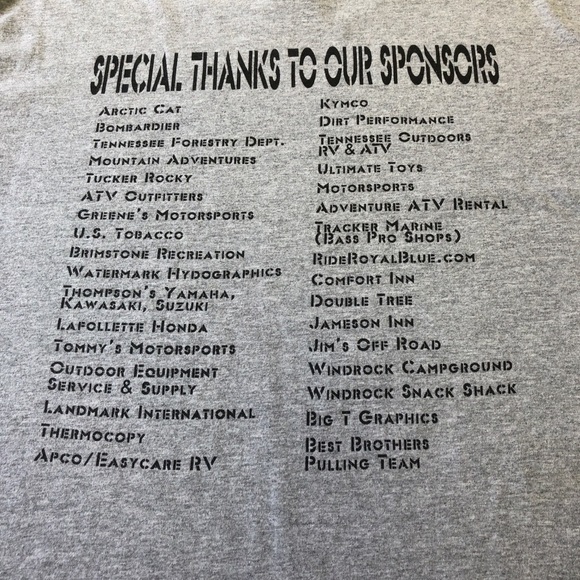 WINDROCK ATV Club Poker Run Gray T-Shirt - Picture 4 of 10